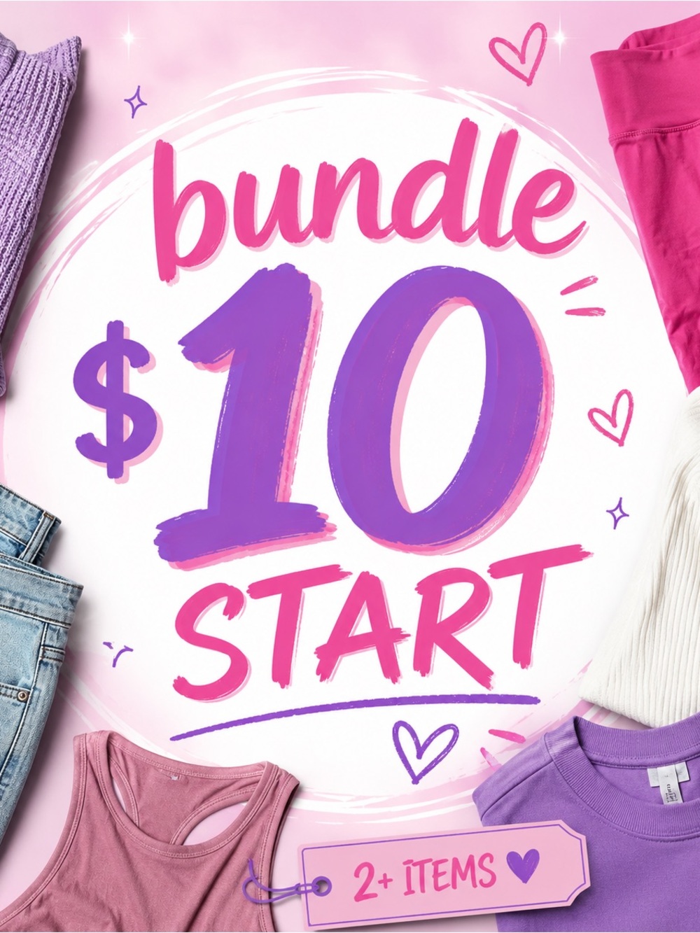 ✨💜 $10 Bundle Starts • Trendy Random Pulls • Lulu, Zara, FP + More ⭐💕